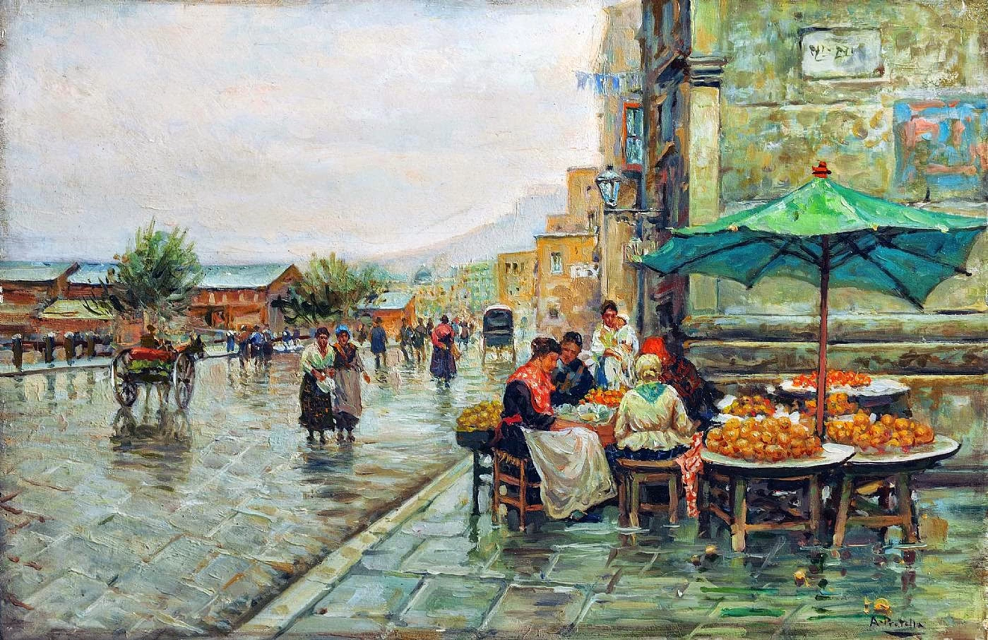  139-Attilio Pratella -Mercato della frutta 
